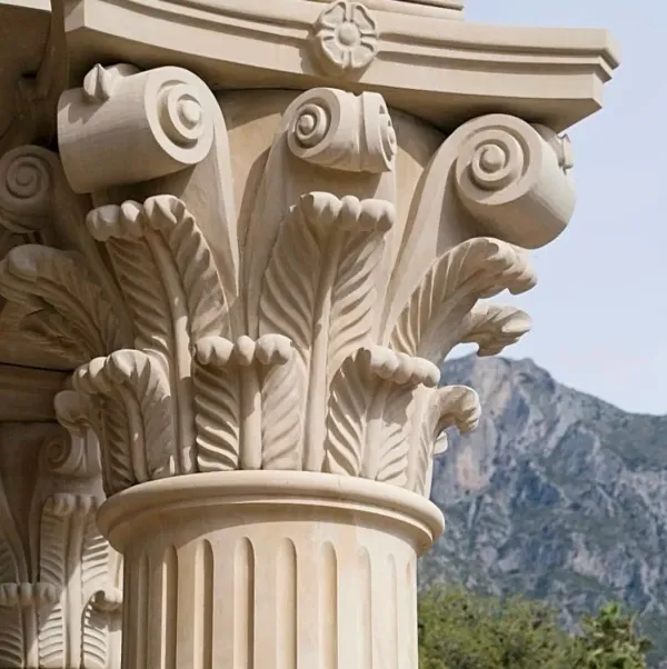 Heritage elements with Clara natural stone